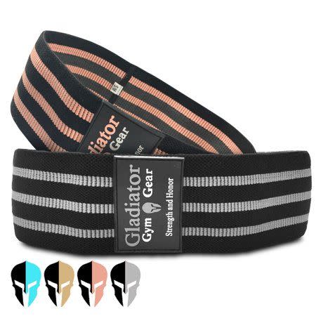 6) Gladiator Gym Gear Booty Glute Cloth Resistance Hip Bands