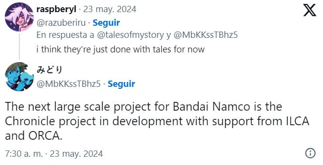 Ace Combat 8 sería el próximo proyecto ambicioso de Bandai Namco Entertainment (imagen vía Twitter, X)