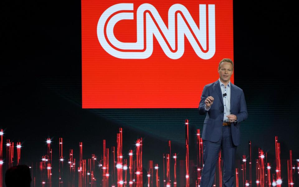 Chris Licht was appointed chairman and chief executive of CNN just 13 months ago - Kevin Mazur/Getty Images North America