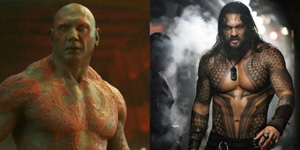 Dave Bautista quiere actuar junto a Jason Momoa en una película similar a Arma Mortal