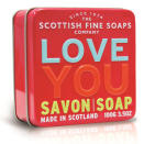 <p>Keep it clean this Valentine's Day! Give your sweetheart this gorgeous tinned triple-milled soap ($11.99, available at David Jones, or check <a rel="nofollow noopener" href="http://www.beautyandme.com.au" target="_blank" data-ylk="slk:www.beautyandme.com.au;elm:context_link;itc:0;sec:content-canvas" class="link ">www.beautyandme.com.au</a> for stockists).</p>