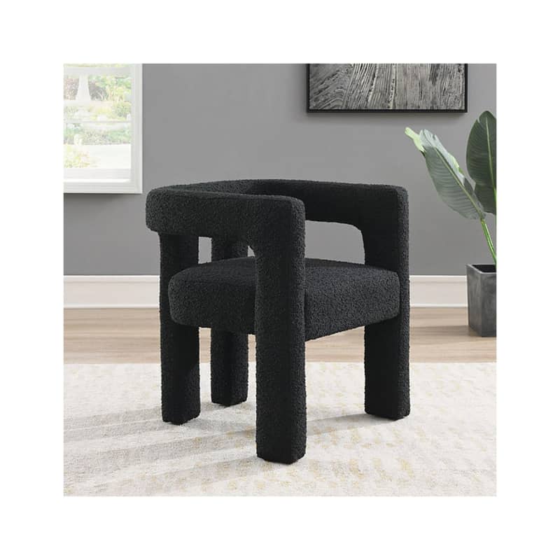 Mila Boucle Fabric Dining Chair