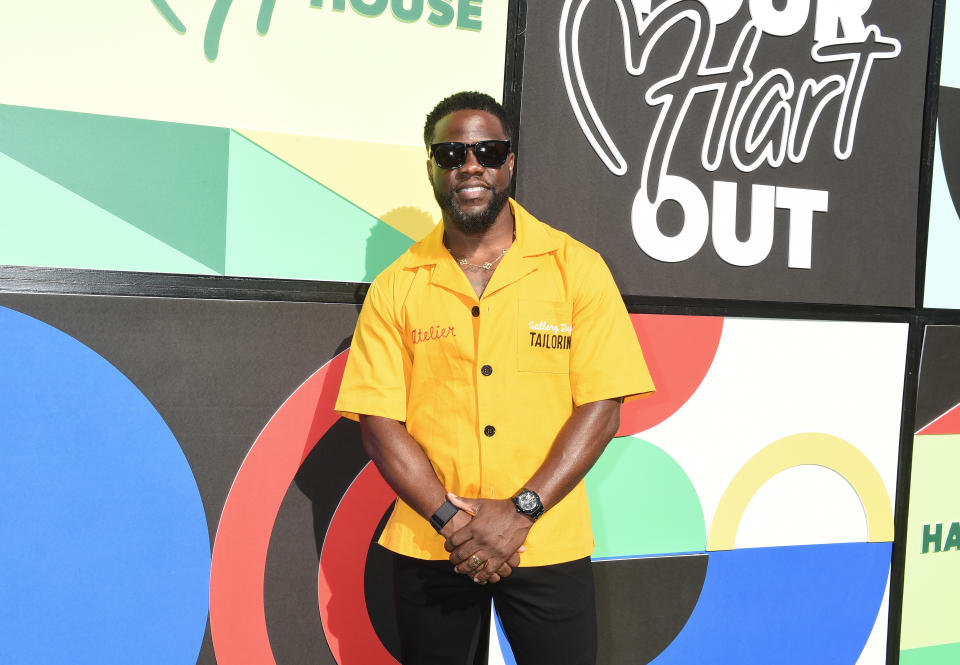 Kevin Hart at the opening of Kevin Hart’s QSR Hart House held at Hart House Hollywood on May 7, 2023 in Los Angeles, California. (Photo by Gilbert Flores/Variety via Getty Images)