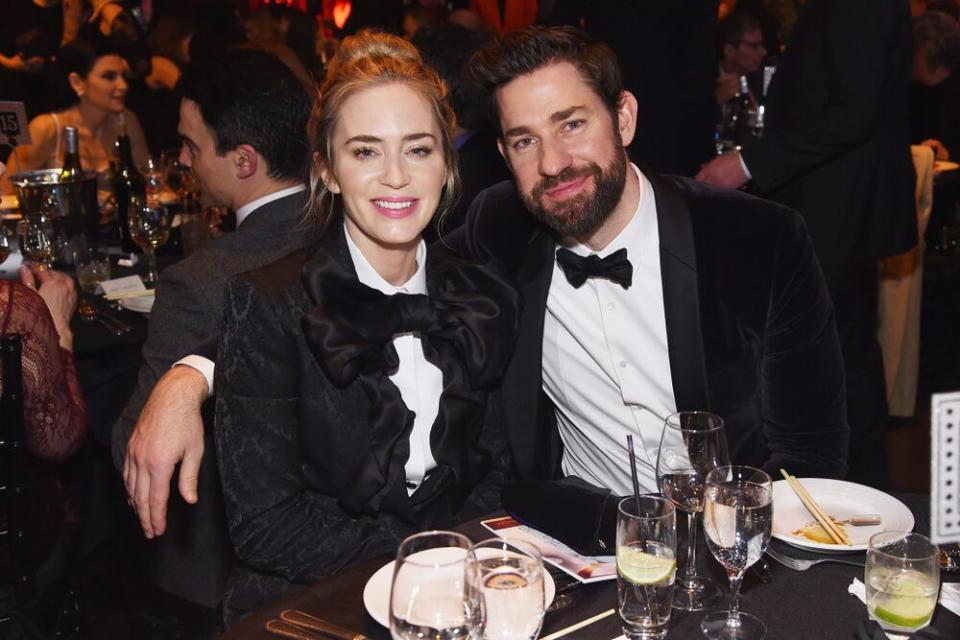 Emily Blunt (L) and John Krasinski | Jamie McCarthy/Getty