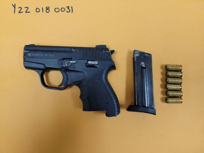 A fully functioning “prop” gun recovered by the Riverside County Sheriff's Department during the arrest of two 13-year-olds suspected of robbing a teen at gunpoint in Coachella.