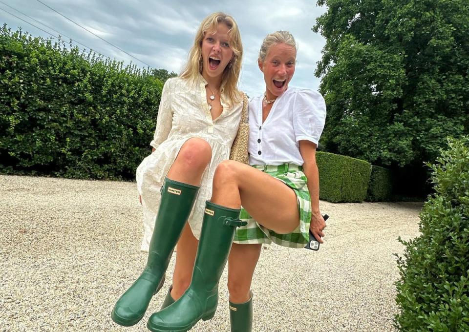 Paltrow pictured with her daughter Apple, 19 (Gwyneth Paltrow Instagram)