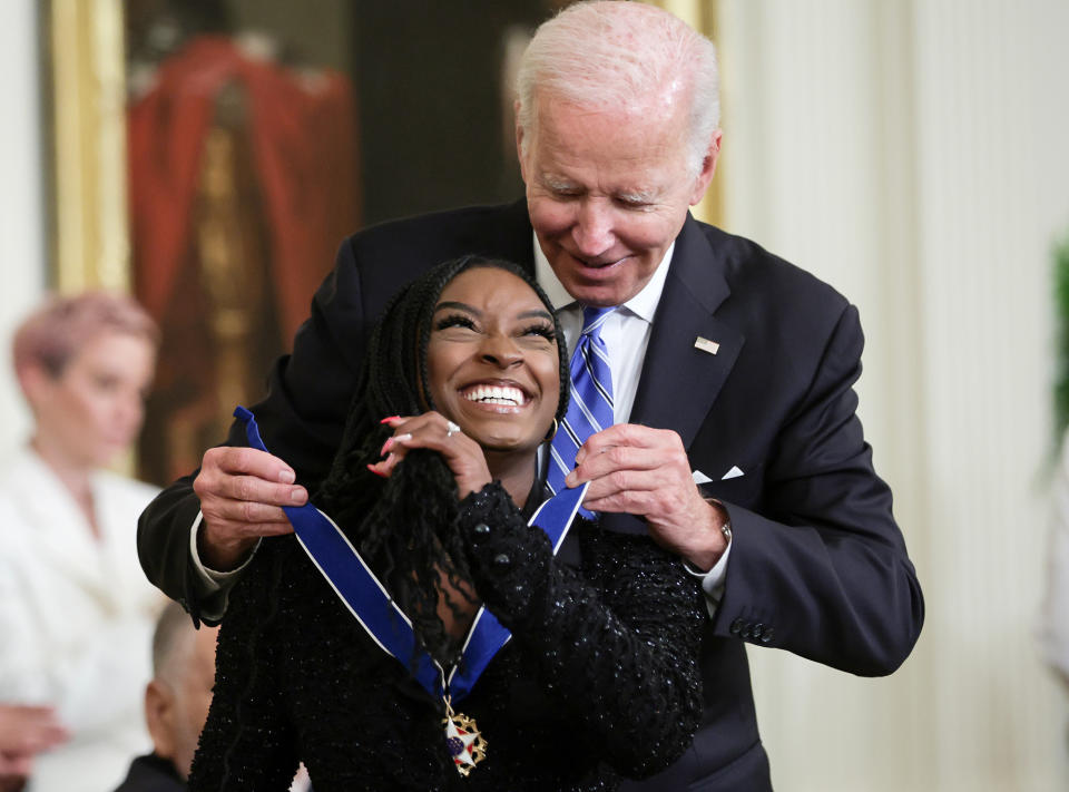 Biles' Smile