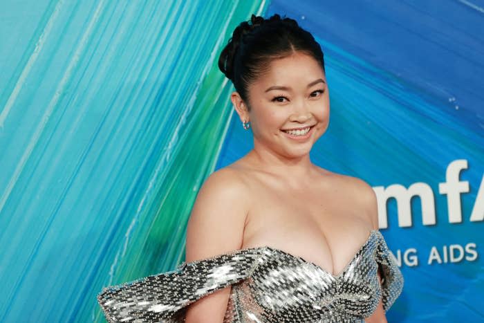 Lana Condor on the red carpet