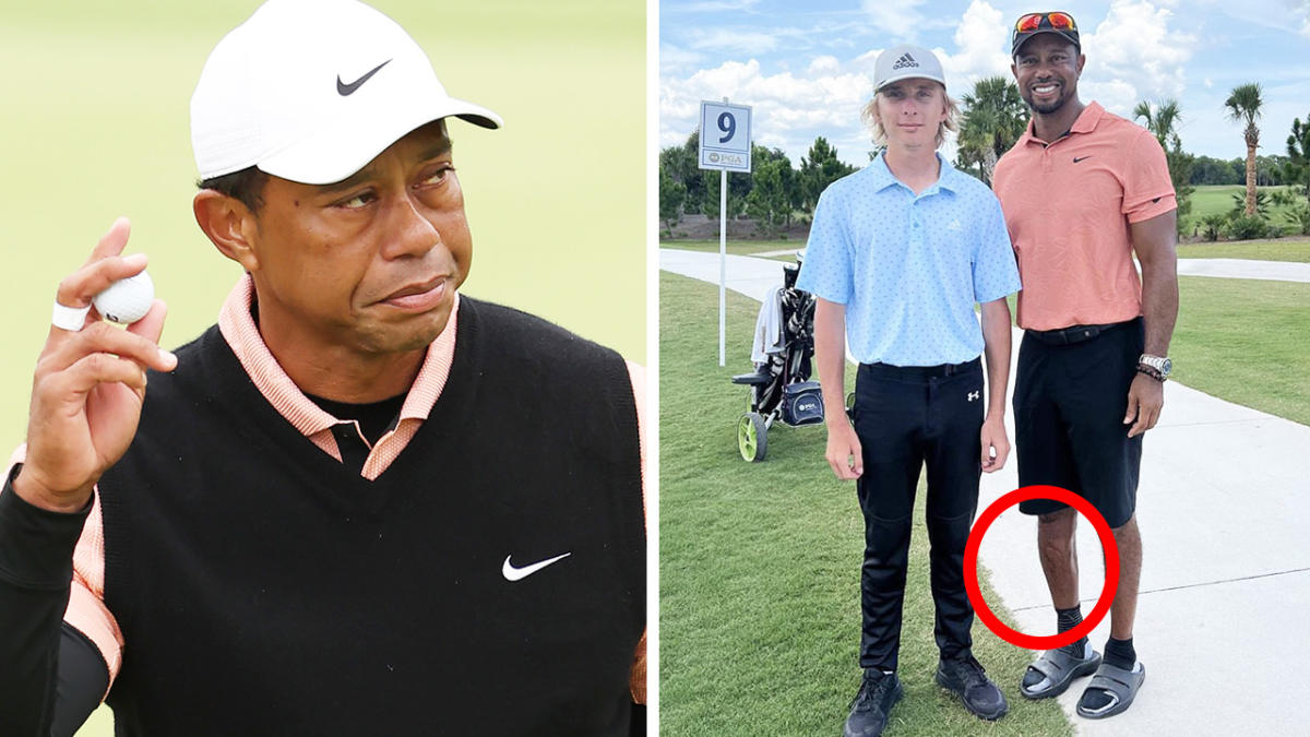 Golf 2022: Fans spot staggering detail in new photo of Tiger Woods ...