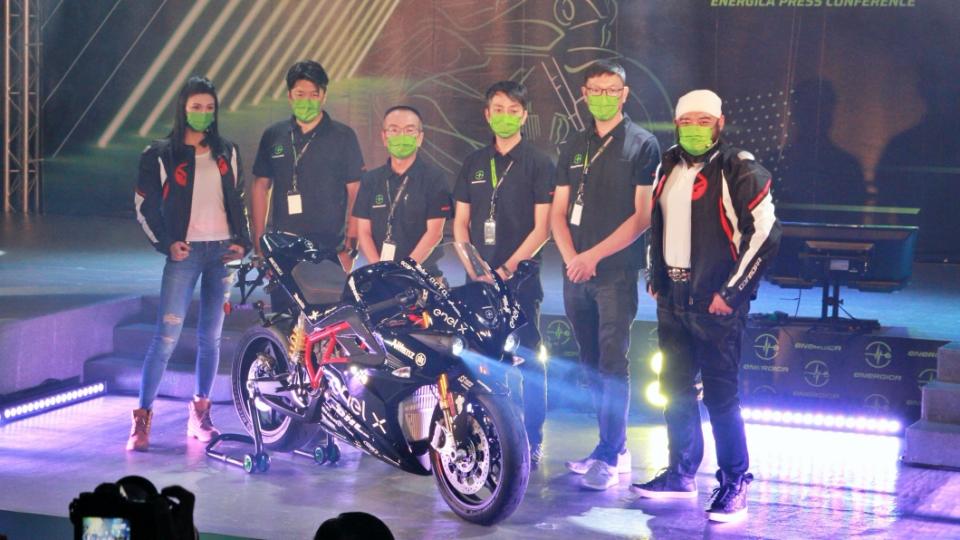 臻裕企業引進義大利電動重機品牌Energica。(圖片來源/ TVBS)