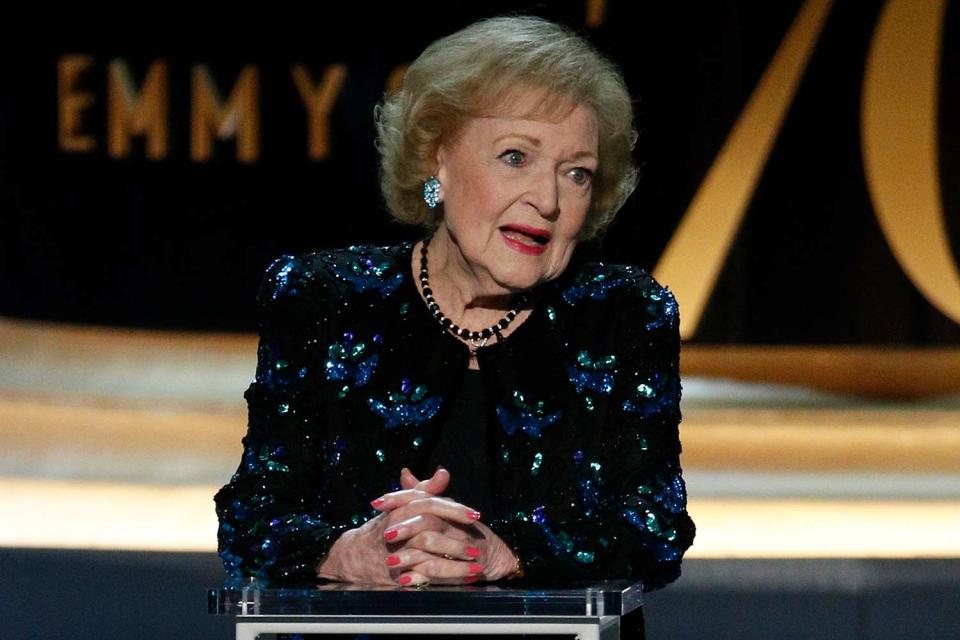 Betty White at the 2018 Emmys