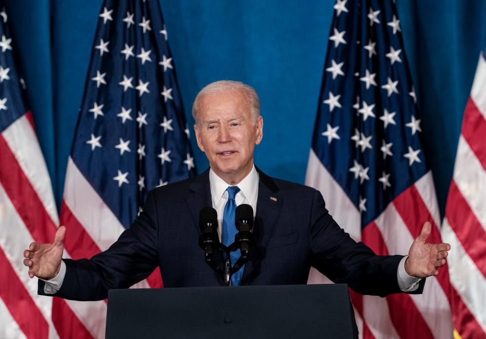 President Joe Biden is warning Americans that democracy is under threat because of election deniers and others who seek to undermine faith in voting in the Nov. 8 midterm elections.