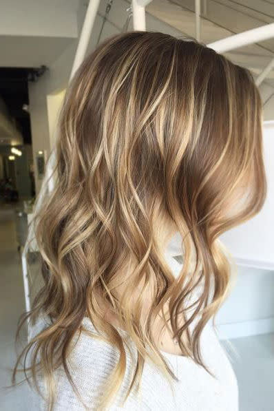 Gorgeous Brown Hairstyles with Blonde Highlights