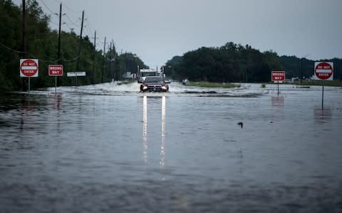 Recent catastrophes such as hurricanes in the Caribbean and an earthquake in Mexico will cost the global insurance industry around $95bn (£72bn), Swiss Re has said, although it admitted that the estimates "are subject to a higher than usual degree of uncertainty and may need to be subsequently adjusted." The world's second largest reinsurer said it alone faces losses of $3.6bn (£2.7bn) from the "extremely powerful" series of natural disasters that took place in the third quarter of this year. Swiss Re said the two powerful earthquakes to hit Mexico last month will lead it to incur losses of around $175m, meaning most of its claims during the period came from hurricanes Harvey, Irma and Maria. This has been one of the worst ever years for natural disasters, with insurers facing hundreds of millions in claims and many being forced to issue profit warnings. Reinsurers such as Swiss Re, which insure the insurers, are expected to be hit particularly hard. Trucks make their way through flood waters on a main road leading to the Arkema Inc. chemical plant that was in crisis during the aftermath of Hurricane Harvey on August 30, 2017 in Crosby, Texas. Swiss Re chief Christian Mumenthaler said the recent catastrophes "have been extremely powerful" but that "we can support our clients when they need us most", while chief financial officer David Cole said the group maintained "a very strong capital position and high financial flexibility to support our clients". Faced with such huge losses, the insurance sector is under immense pressure to help limit the damage caused by climate change as the world prepares for extreme weather to become the new norm. Maurice Tulloch, Aviva’s chairman of global general insurance, told The Telegraph earlier this year that the frequency of severe events was increasing year on year. "I’m no longer having to convince people when I speak to them that we’re going to see more of these," he said. "As an industry we’ve got a role to play, we have to act now." Swiss Re's forecast come a day after Zurich Insurance Group said that Harvey, Irma and Maria would most likely trigger around $700m in claims during the third quarter. 