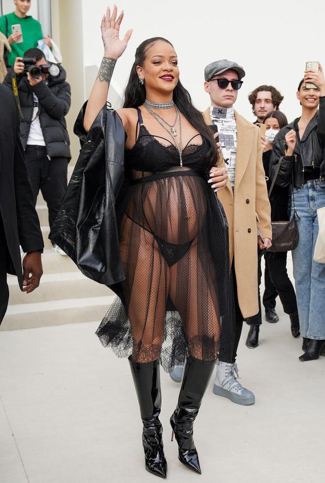 Pregnant Rihanna Takes Maternity Fashion To A Whole New Level