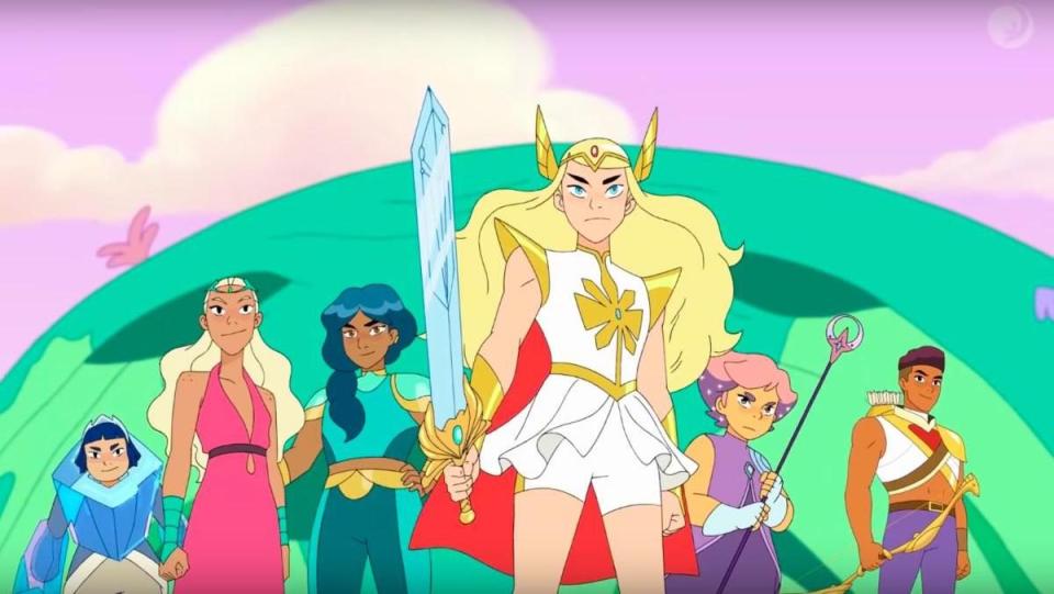 Netflix animated cartoon series She-Ra And The Princesses Of Power.