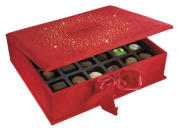 <b>Swarovski-encrusted chocolates</b> <br> <br> Chocolates may not be the most thoughtful gift around, but what about when they come in a box sprinkled with Swarovski crystals? This Christmas, Godiva have rustled up this impressive offering: a red velvet box encrusted with sparkling crystals and filled with a 74-piece selection of chocolate. What’s not to love? <br> <br> £110 <a href="http://www.godiva-online-store.eu/index-en.htm?or=2695802373&cu=brpo" rel="nofollow noopener" target="_blank" data-ylk="slk:Godiva Store;elm:context_link;itc:0;sec:content-canvas" class="link ">Godiva Store</a>