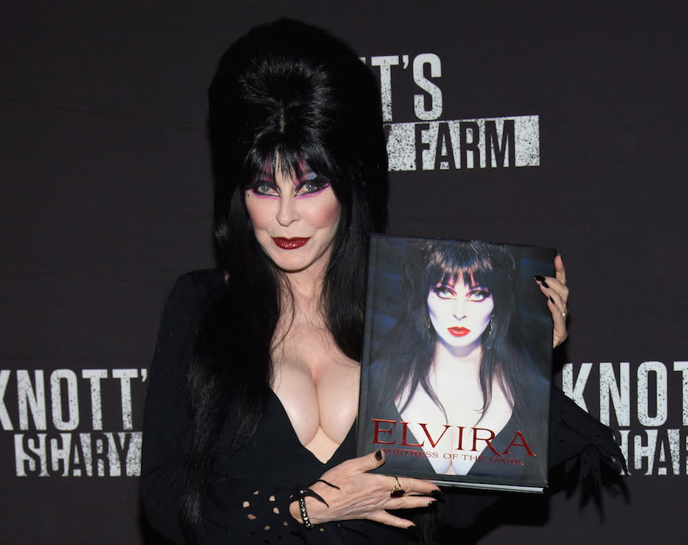 This Elvira photography book is the ultimate celebration of the Queen of Halloween