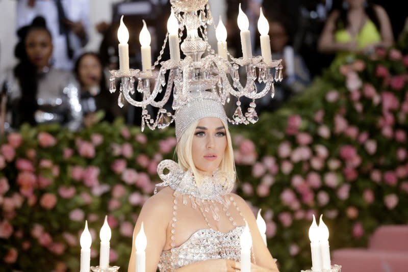 Katy Perry attends the Costume Institute Benefit at the Metropolitan Museum of Art in 2019. File Photo by John Angelillo/UPI