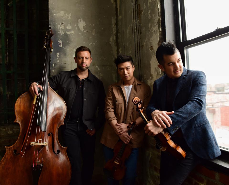 Grammy and Emmy Award winning Time for Three bring their mix of classical, Americana, and singer-songwriter styles to the BrickBox Theater on May 14.