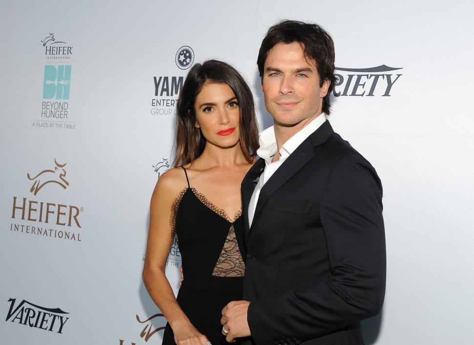 Nikki Reed and Ian Somerhalder