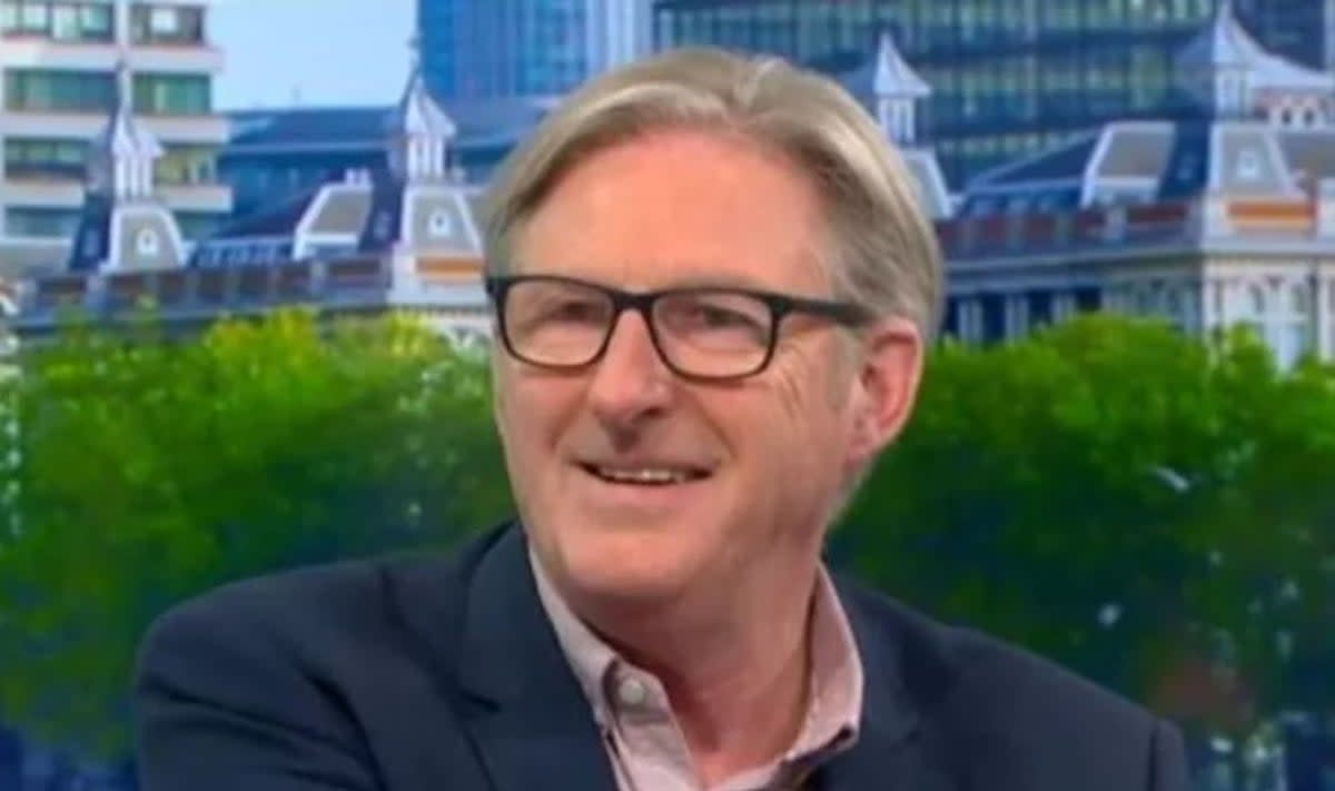 Adrian Dunbar on Wednesday’s Good Morning Britain (ITV)