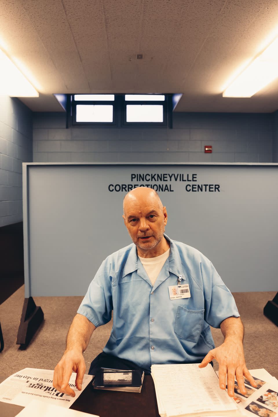 a man sitting at a desk