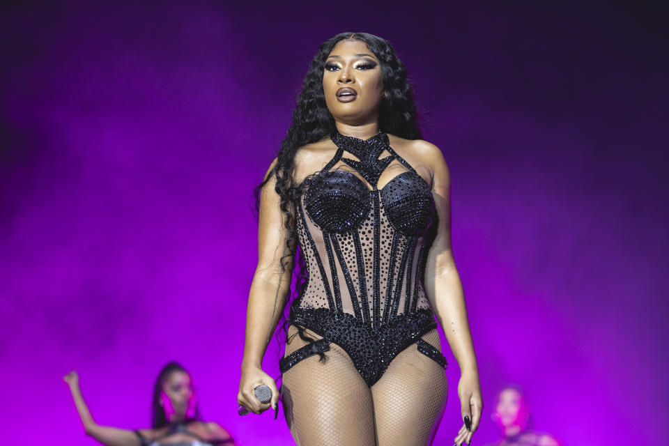 BARCELONA, SPAIN – JUNE 11: Megan Thee Stallion performs in concert during Primavera Sound Festival, Weekend 2, Day 3 on June 11, 2022 in Barcelona, Spain. (Photo by Xavi Torrent/WireImage)