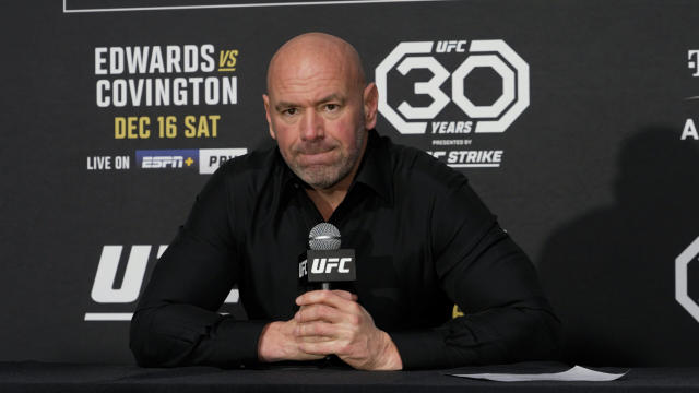 Dana White critical of Colby Covington's trash talk of Leon Edwards'  murdered father: 'Such a nasty thing to do