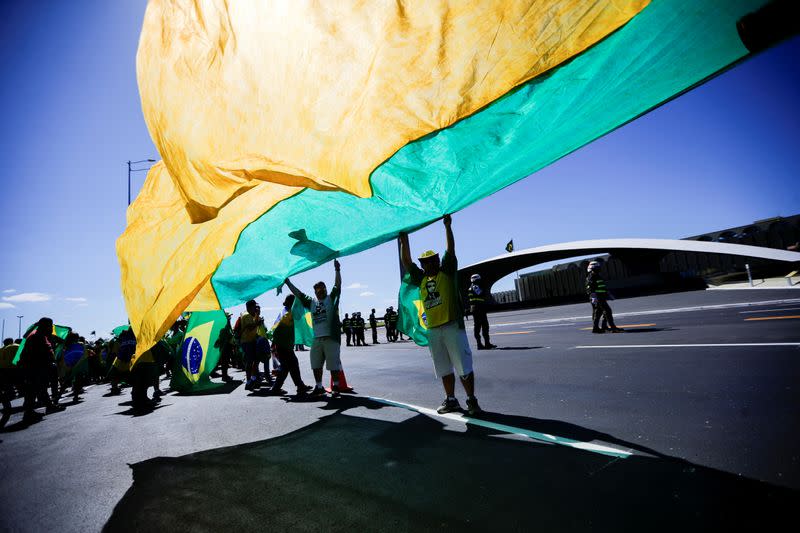 Protest against the Brazilian Supreme Federal Court in Brasilia