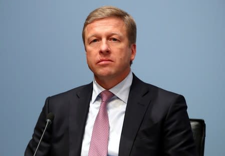 FILE PHOTO: Oliver Zipse, board member of German luxury carmaker BMW attends the company's annual news conference in Munich