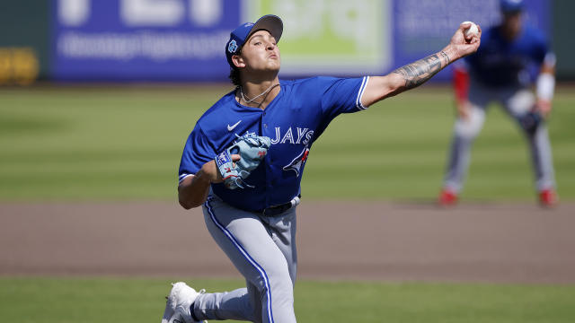 Top Jays prospect Ricky Tiedemann brings the heat in Dunedin