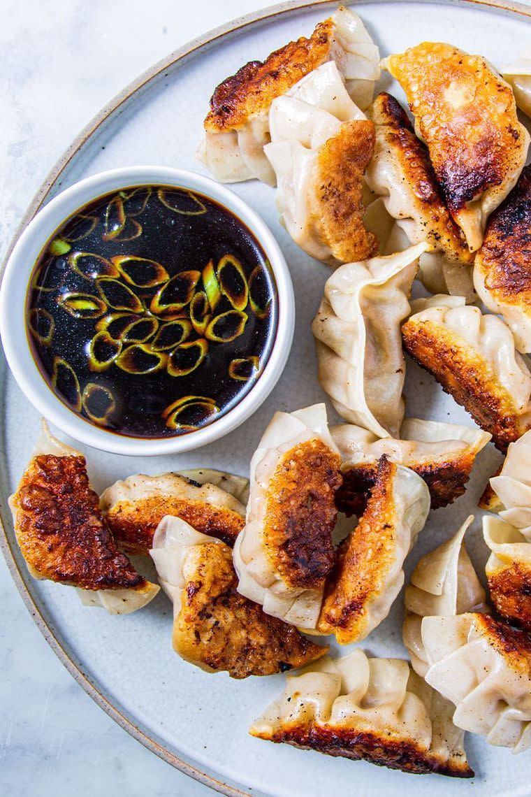 ginger pork potstickers