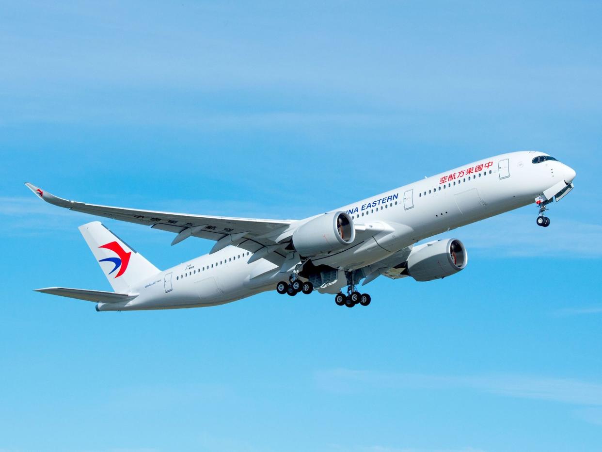 China Eastern Airbus A350 900 take off