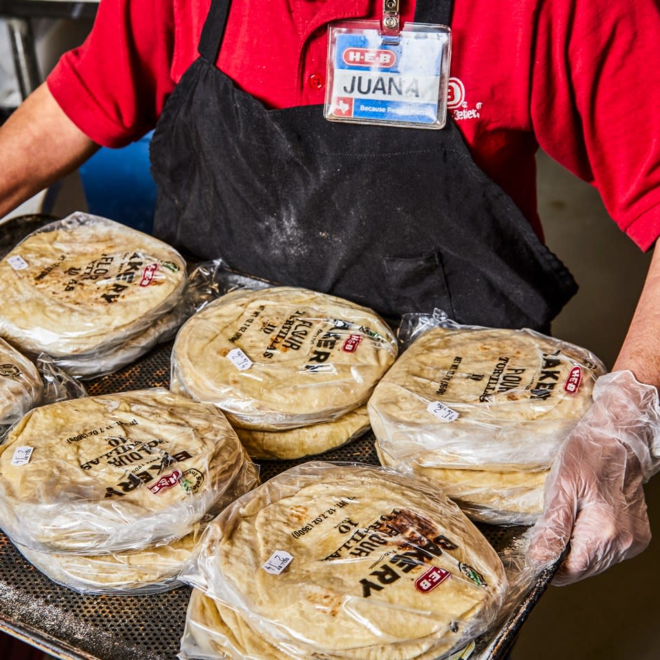 H-E-B employees (called “partners”) are encouraged to give the store feedback and suggestions, which is how the tortilla recipe has evolved over time.