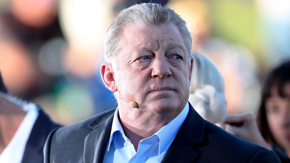 Pictured here, rugby league commentator Phil Gould.