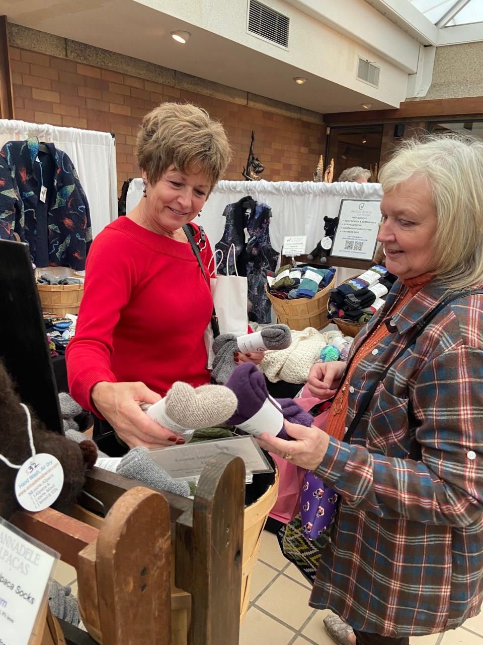 Shoppers are shown at a previous Christkindl Markt at the Cultural Center for the Arts in downtown Canton. This year's event is Friday and Saturday.