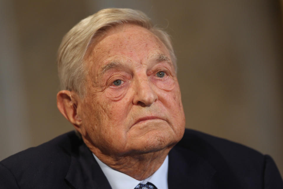 Billionaire investor George Soros. (Photo by Sean Gallup/Getty Images)