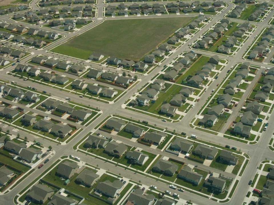 suburban housing development