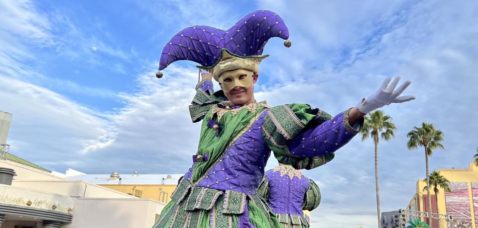 It's Mardi Gras at Universal Orlando Resort and there's plenty of things to do, see and eat at the colorful festival. (Photo: Terri Peters)