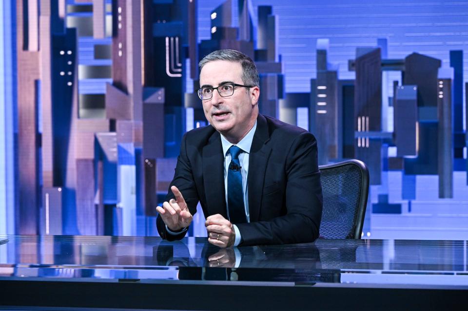 John Oliver in season nine of "Last Week Tonight With John Oliver."