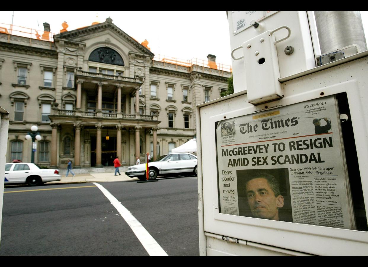 Pictured on Friday, Aug. 13, 2004. (Photo by Chris Hondros/Getty Images) 