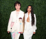 <p>Kim Kardashian de nuevo dio mucho para hablar por cuenta de este atrevido look. Foto: Getty Images </p>