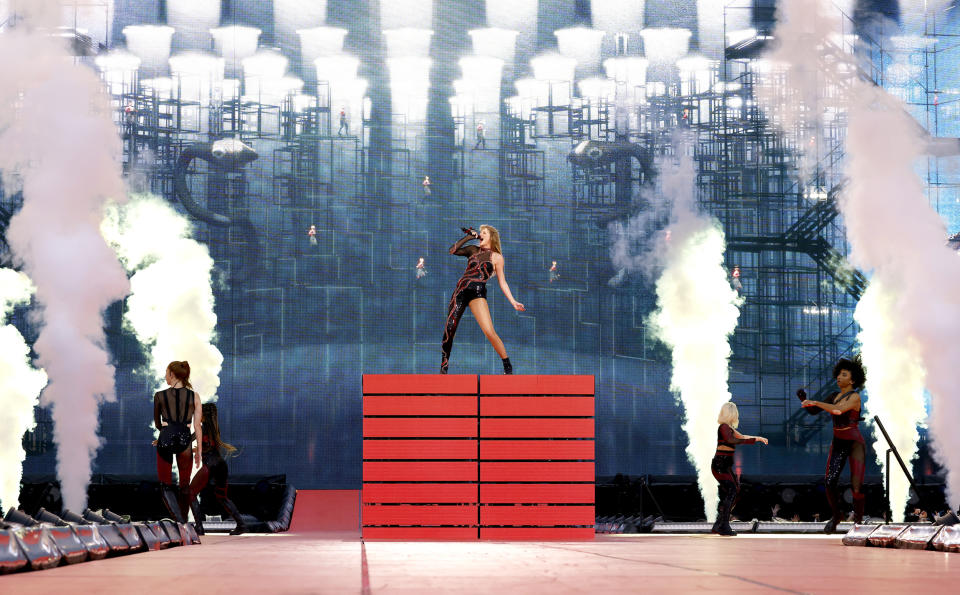 Taylor Swift performs onstage during 