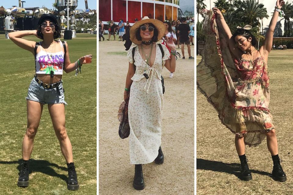 Vanessa Hudgens Coachella Looks