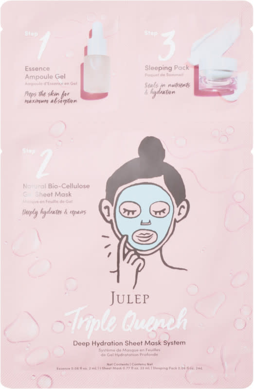 Julep Triple Quench Deep Hydration Sheet Mask System. (Photo: Ulta)