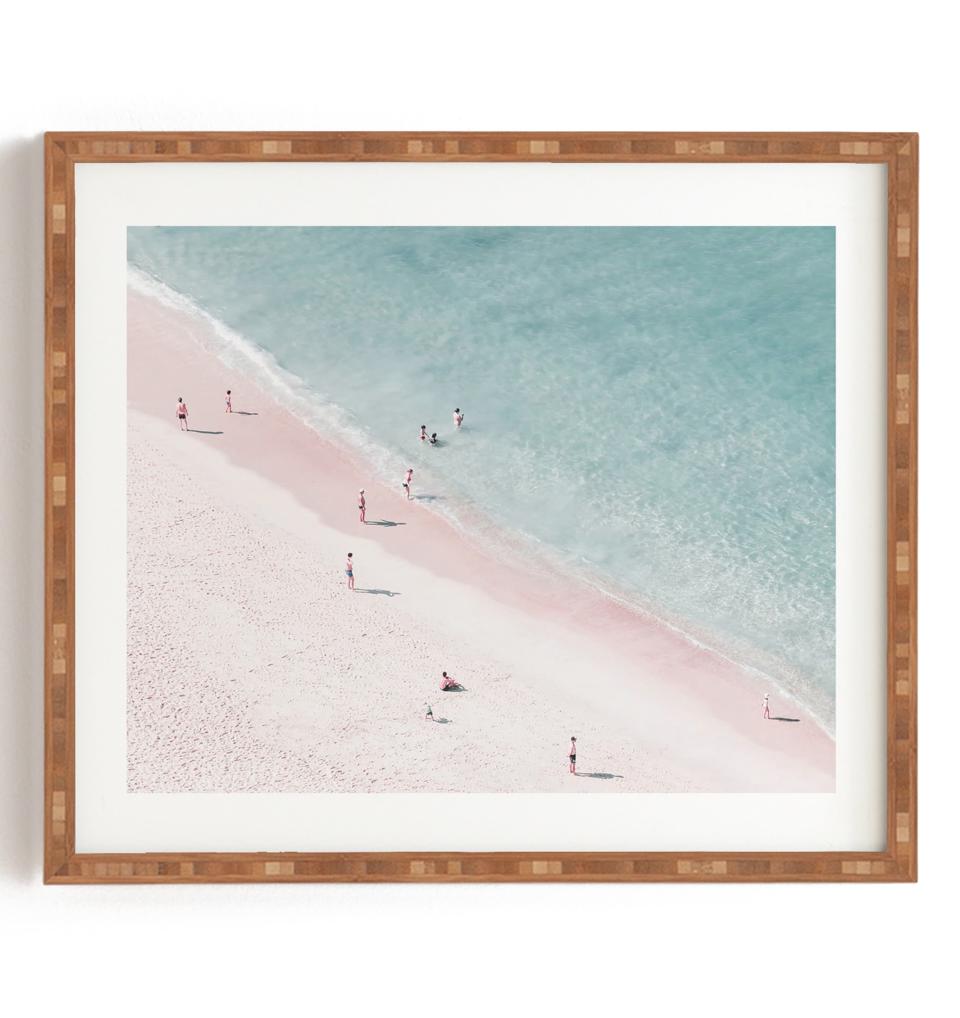 Ingrid Beddoes - Beach Summer of Love Framed Wall Art. Image via Nordstrom.