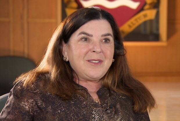 Memorial University President Vianne Timmons says a move to change the university's name to 'Memorial University of Newfoundland and Labrador' is long overdue. (Sherry Vivian/CBC - image credit)