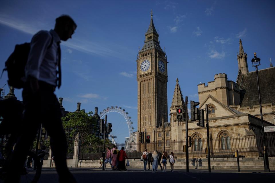 Elizabeth Tower, commonly known as Big Ben, is seen in evening sunshine (Getty Images)