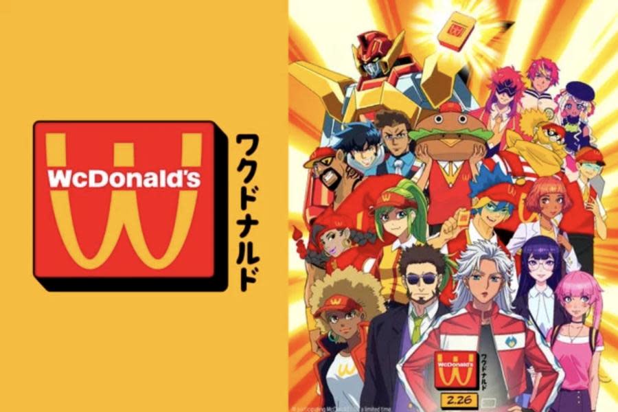 ¡Se volvió canon! McDonalds entra al mundo del anime con su nueva campaña “Wcdonalds”